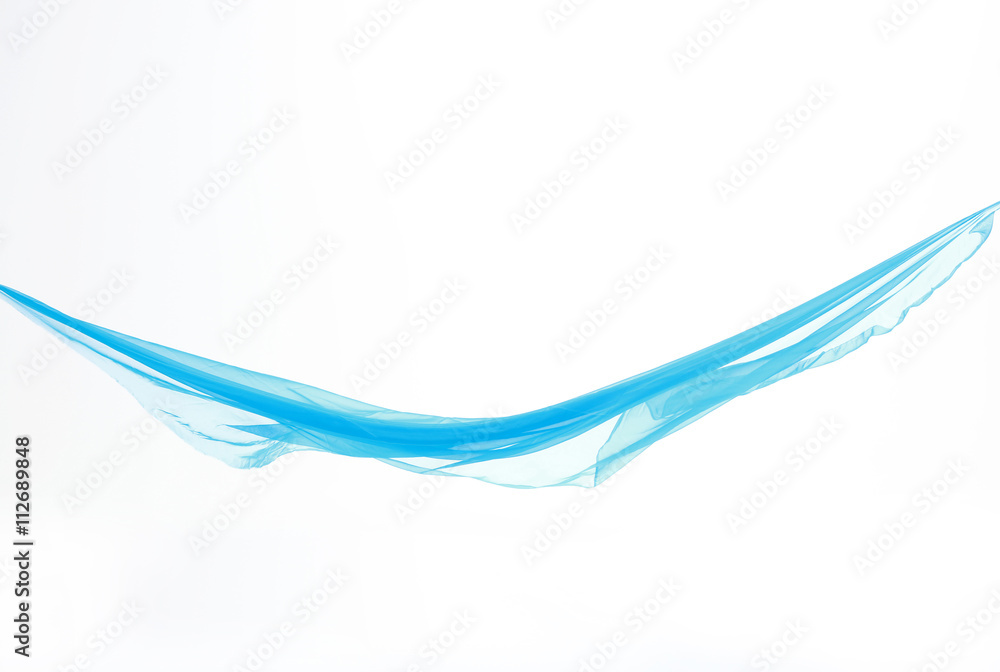 なびく青い布 Stock 写真 Adobe Stock