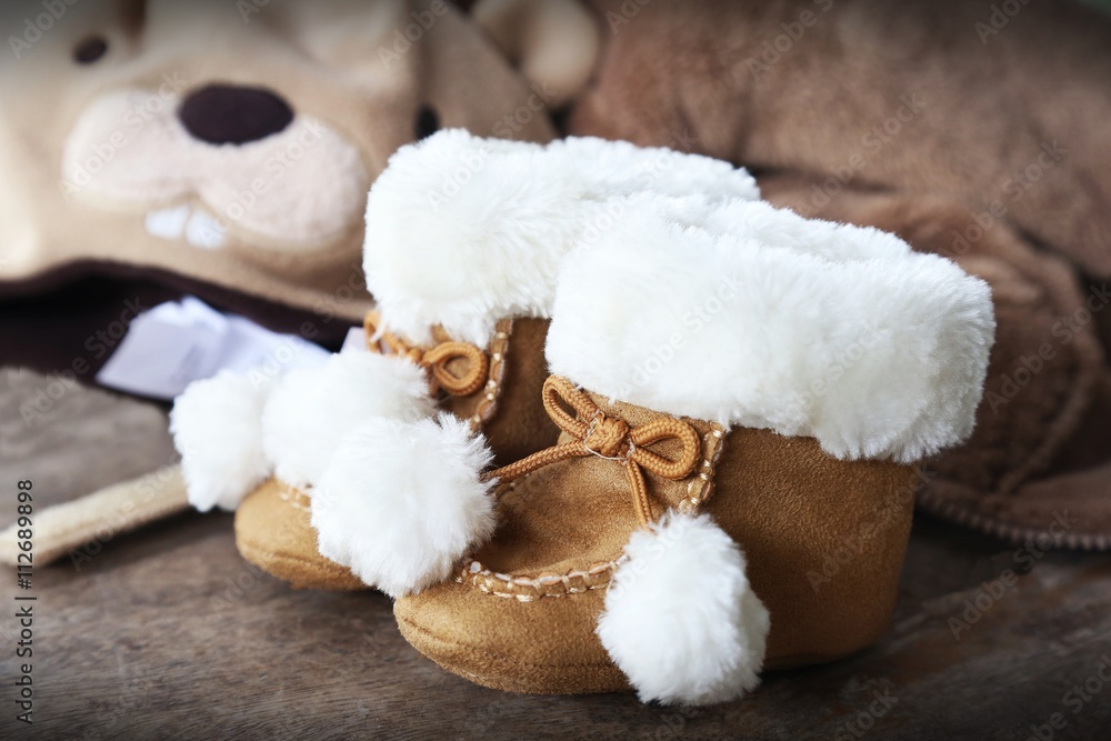 Fototapeta premium baby shoes