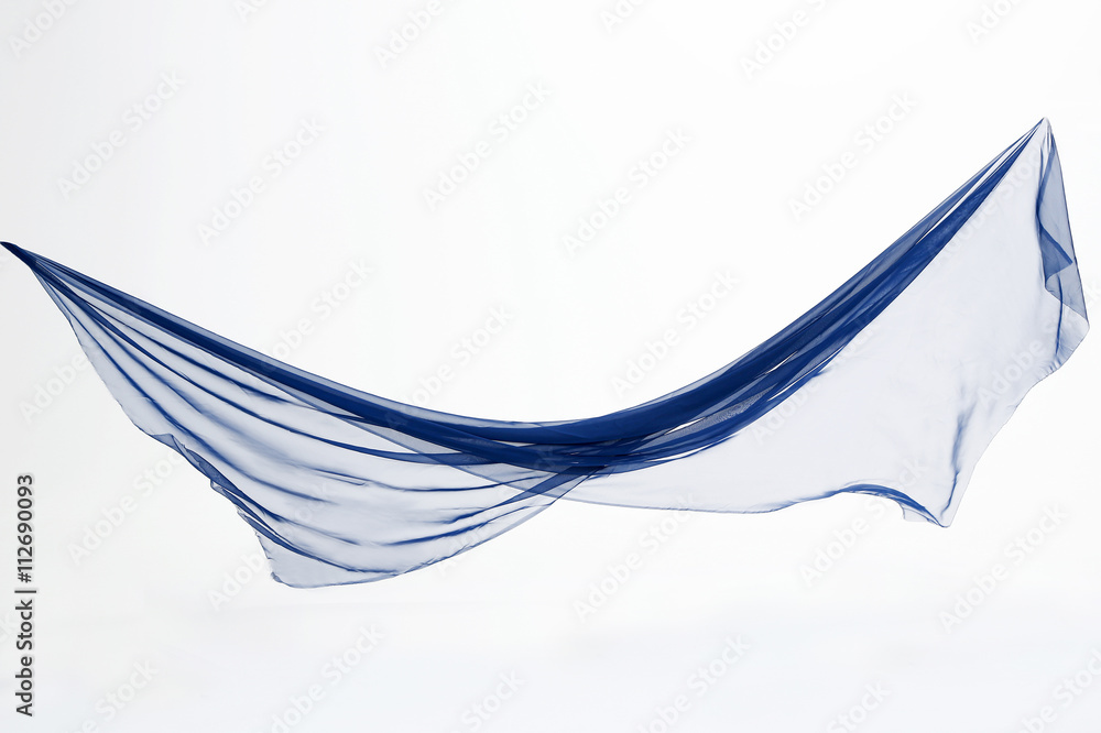 なびく青布 Stock 写真 Adobe Stock