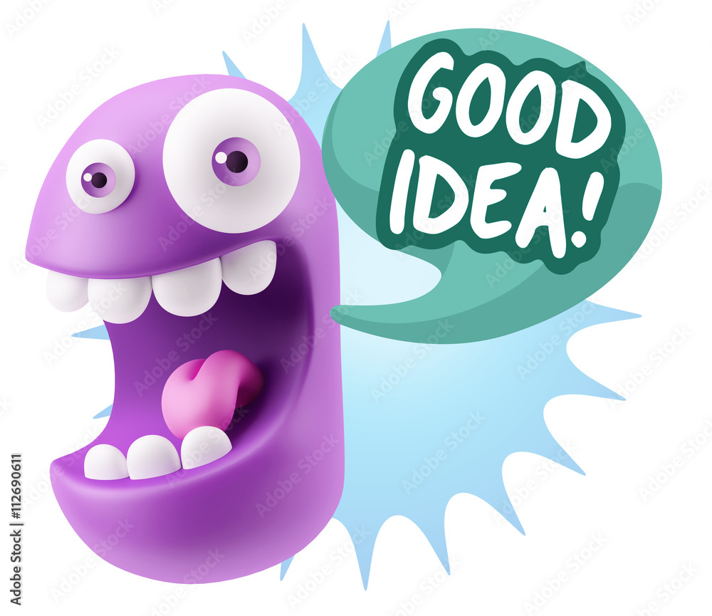 3d Rendering Smile Character Emoticon Expression saying Good Ide 3d Rendering Smile Character Emoticon Expression saying Good Ide