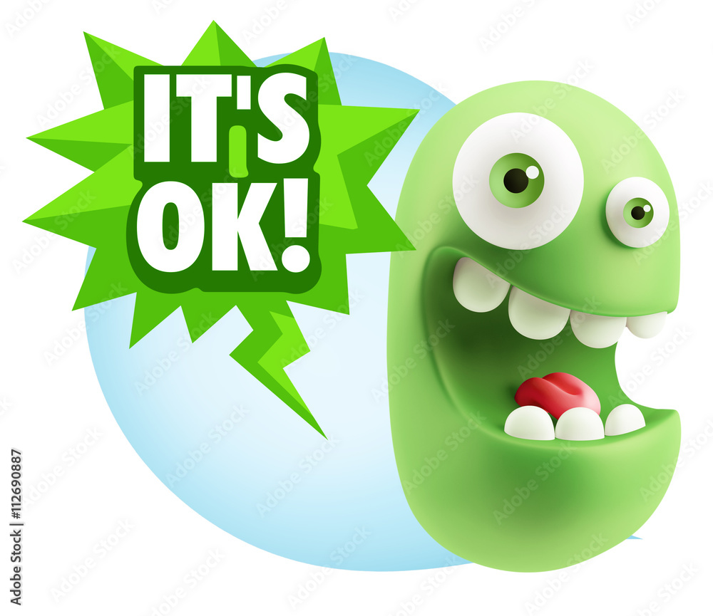 3d Illustration Laughing Character Emoji Expression saying It's 3d Illustration Laughing Character Emoji Expression saying It's