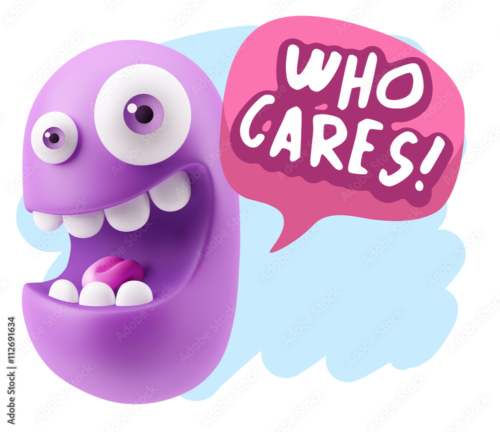 3d Illustration Laughing Character Emoji Expression saying Who C 3d Illustration Laughing Character Emoji Expression saying Who C