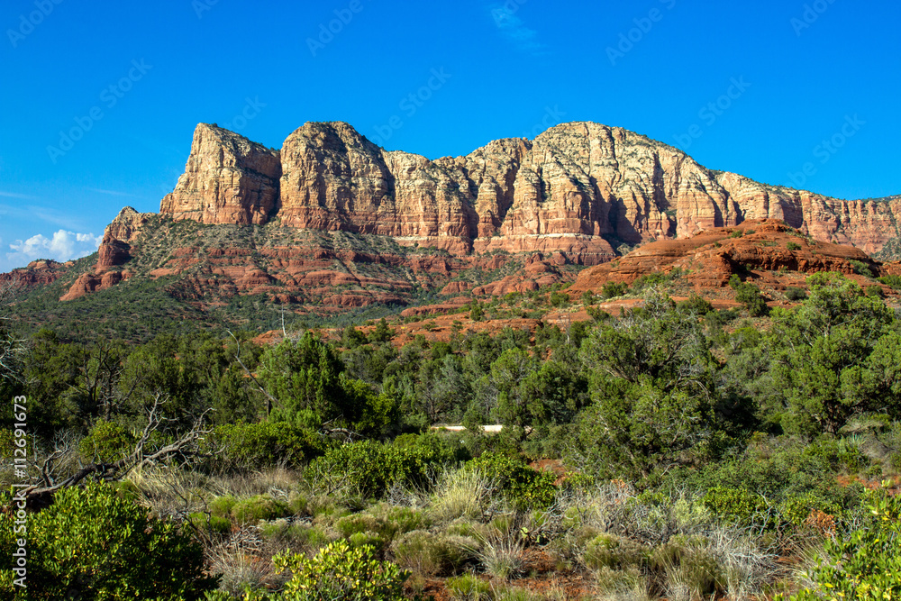 Red Rock mountain range in Sedona, Arizona Stock Photo | Adobe Stock