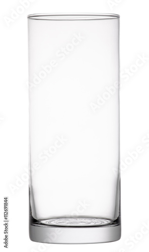 Bild auf Leinwand Empty glass vase  isolated on white background with clipping path