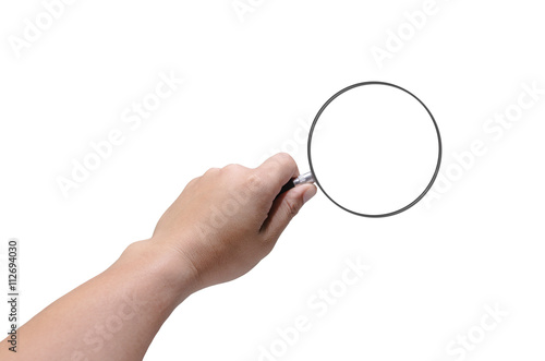 hand with Magnifier