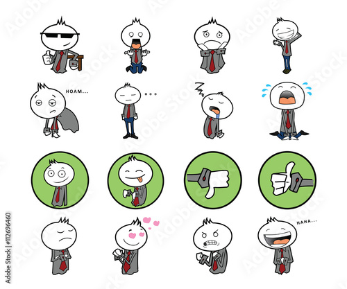 Wihite Face Emoticon