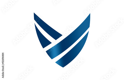 Slika na platnu shield logo