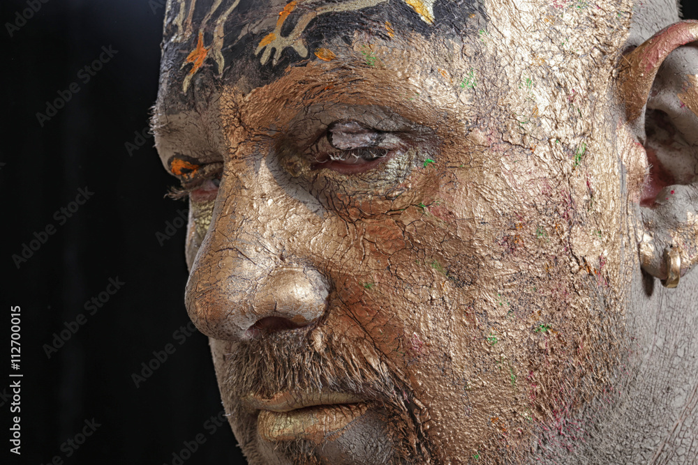 man - clay head man - clay head
