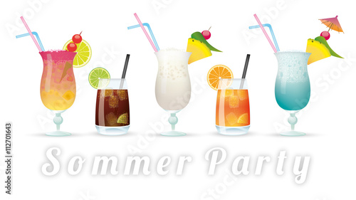Cocktails Sommer Party