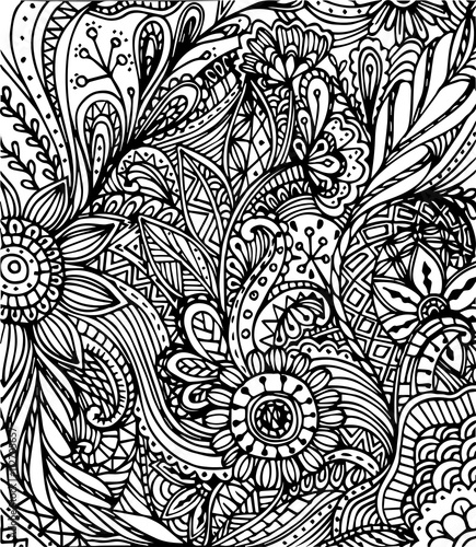 Vector of Abstract floral pattern 