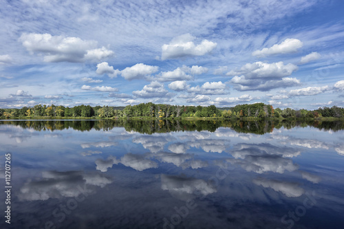Wallpaper Mural fluffy white clouds Torontodigital.ca