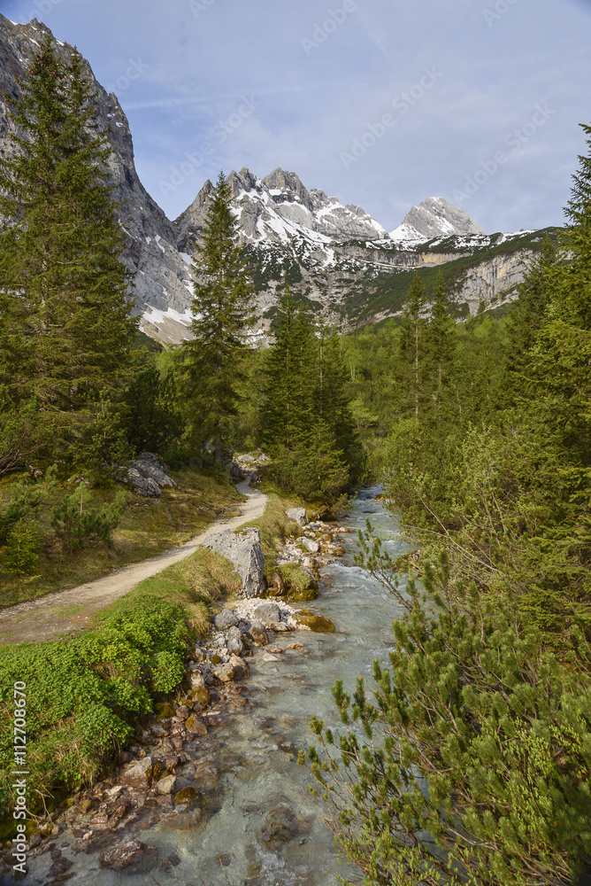 Zugspitze Berge Alpen Europa Garmisch - European Alps nature