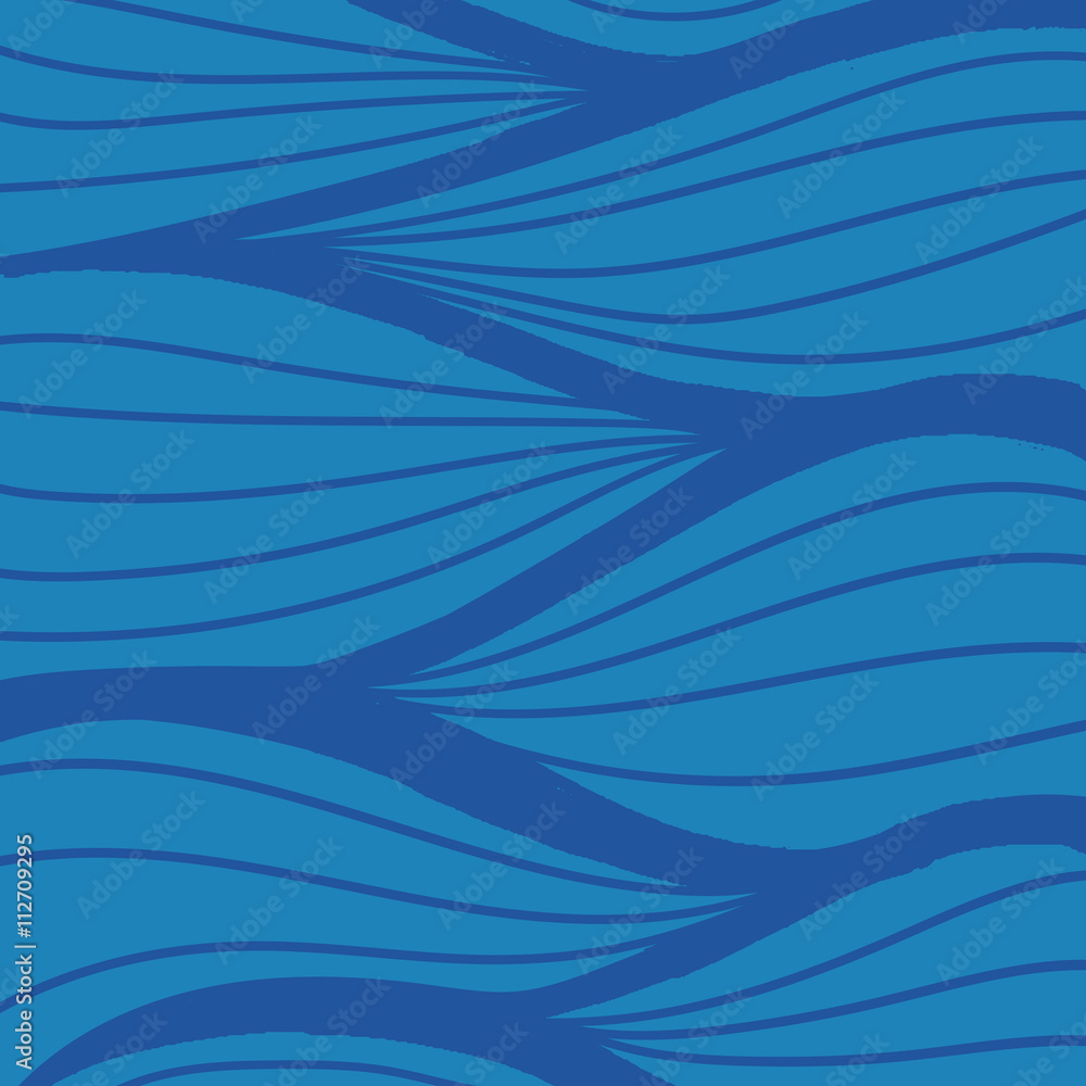 Hand drawn wave vector pattern Hand drawn wave vector pattern