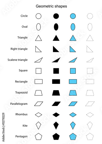 geometric shapes vector

