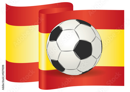 Soccer ball spain UEFA european championship