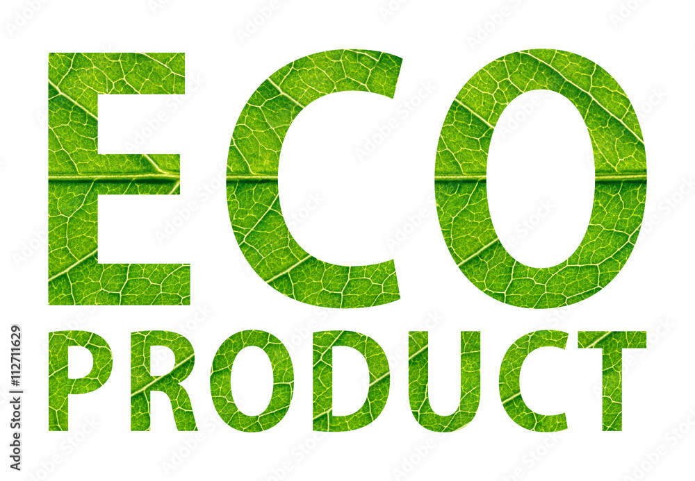Eco product inscription