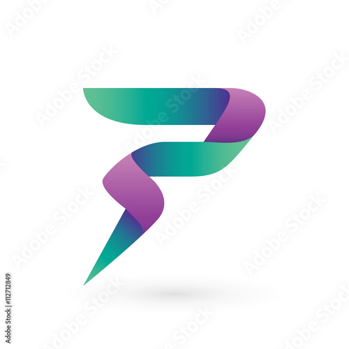Abstract Letter P Logo