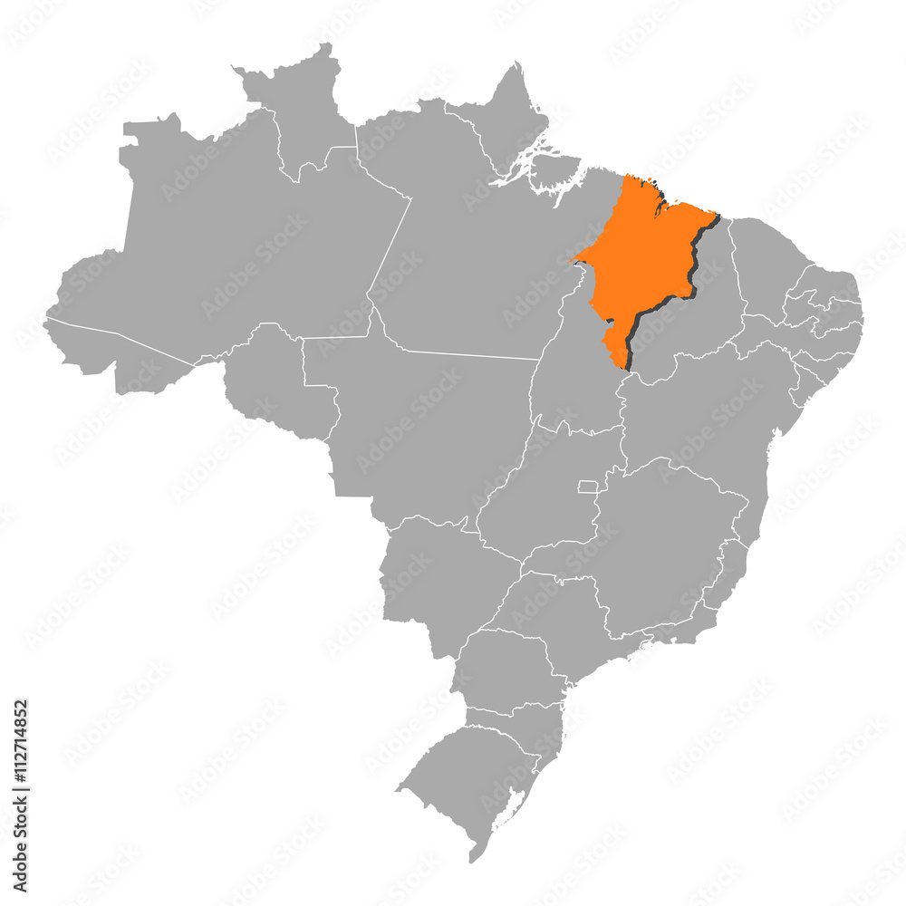 Map - Brazil, Maranhão