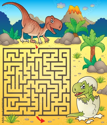 Maze 3 with dinosaur theme 2