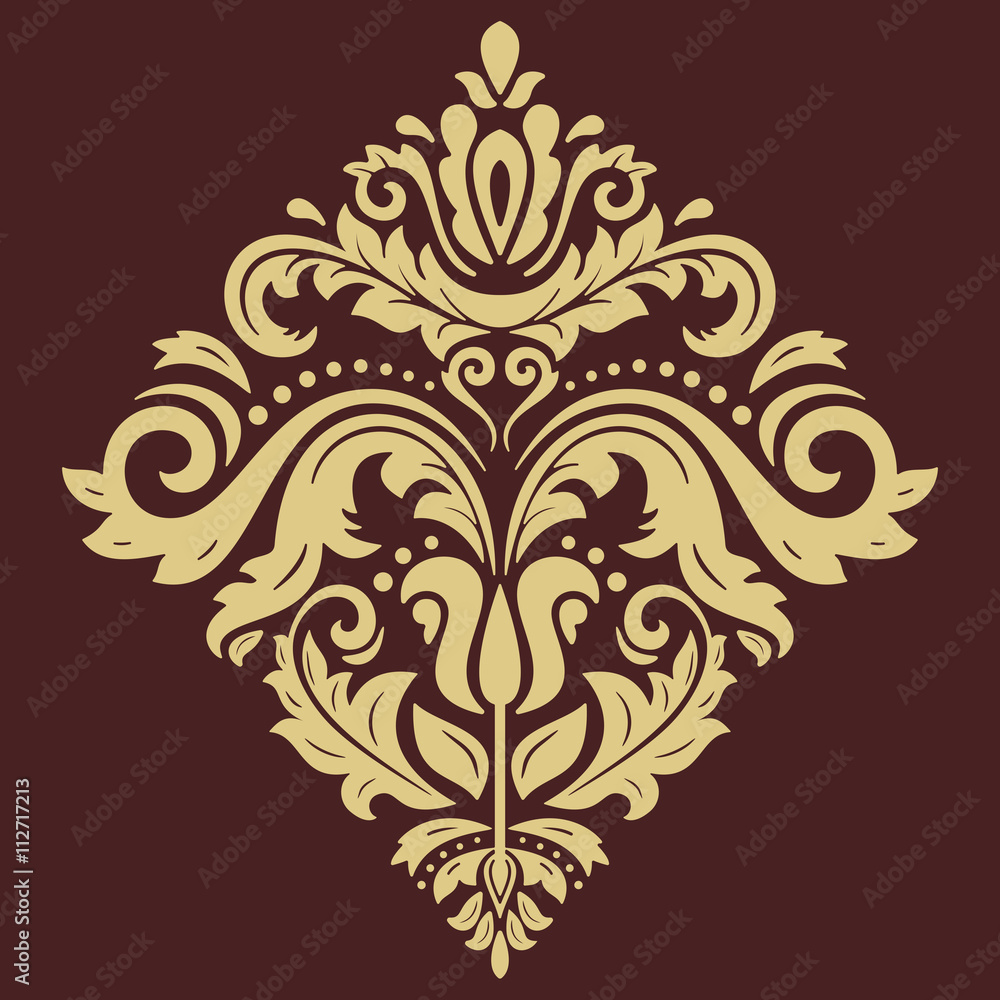 Elegant Vector Ornament in the Style of Barogue