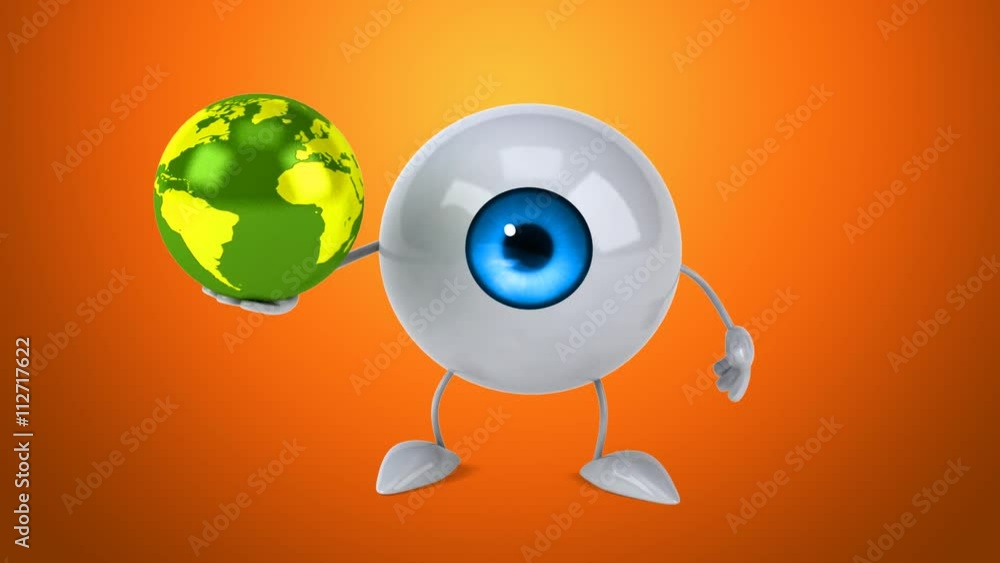 Fun eye - Computer animation Fun eye - Computer animation