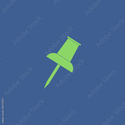 Vector push pin icon