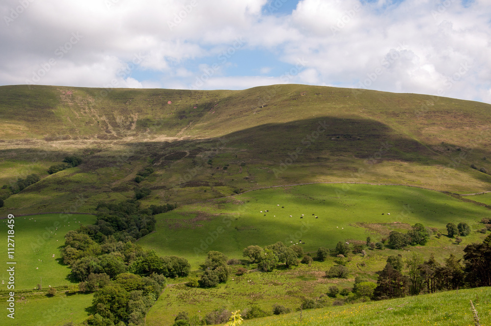 Summertime in the Brecon Beacons of Wales.
