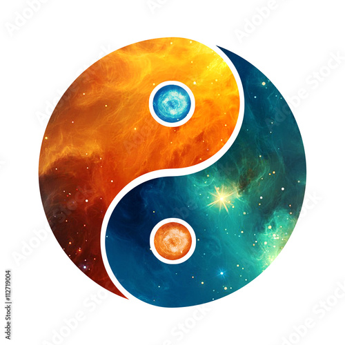 Yin Yang Galaxy Style