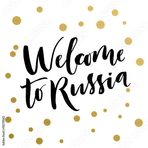 Welcoming sign for tourists