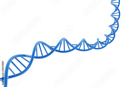 Wall Mural Blue DNA.