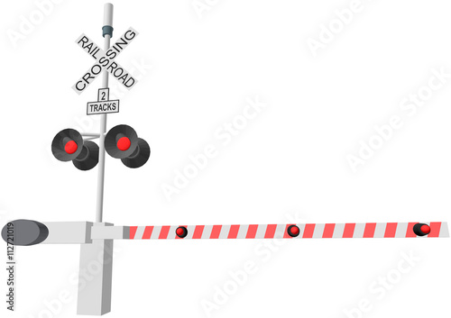 three-dimensional illustration of a road sign with directions