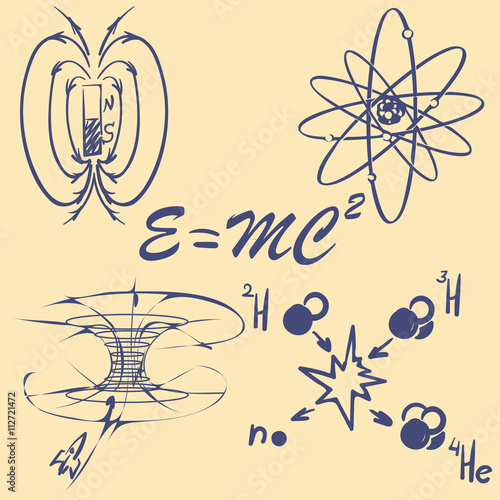 Physics doodle set