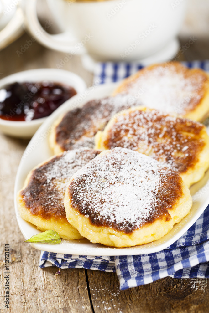 Cottage cheese pancakes