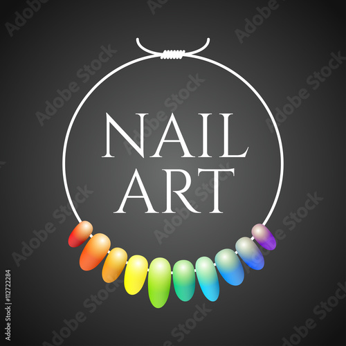 Manicure vector logo