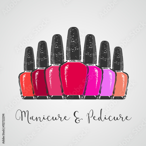 Nails vector logo