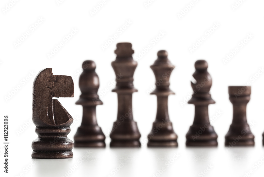 Chess figure isolated on the white background Chess figure isolated on the white background