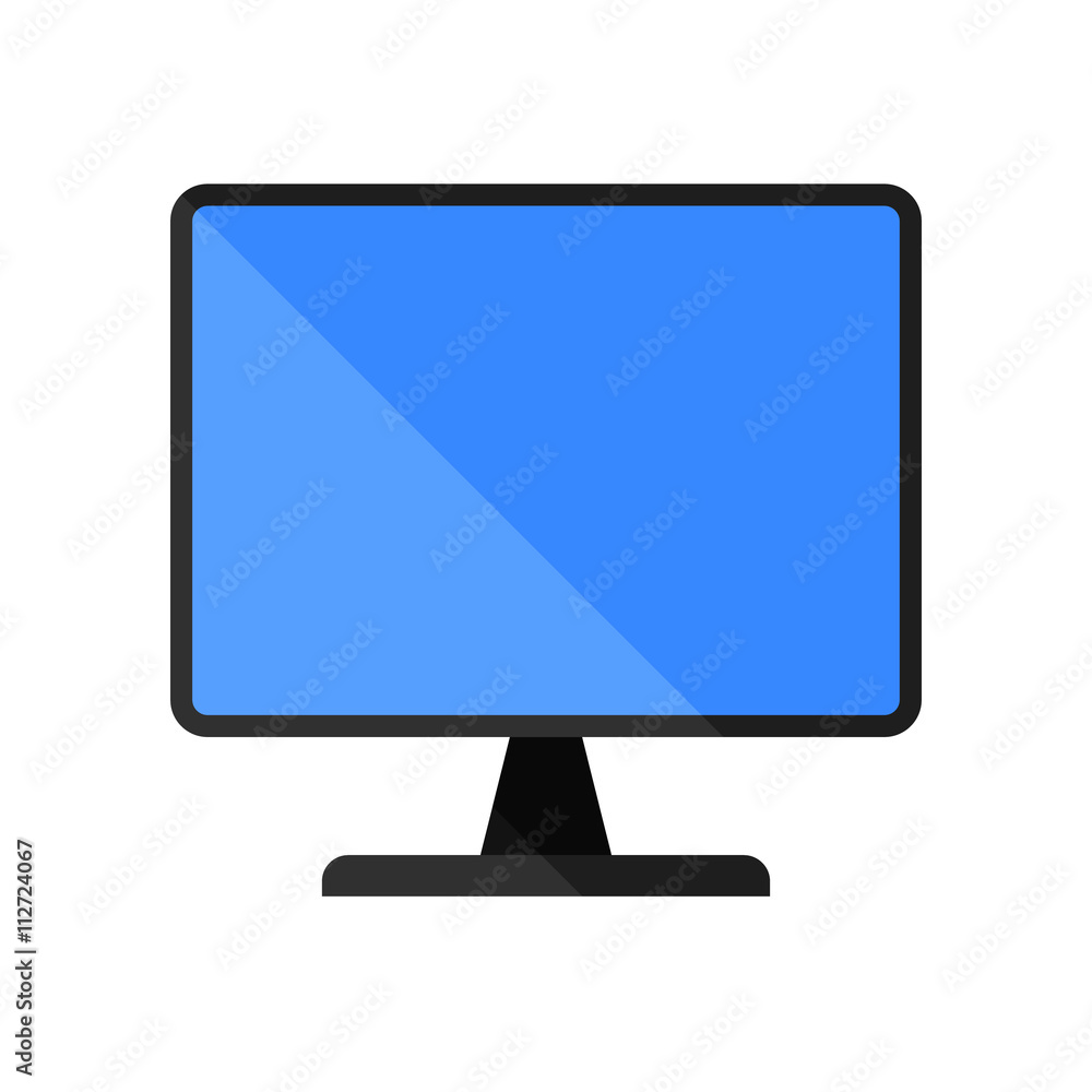 This image is a vector file representing a computer monitor display isolated. This image is a vector file representing a computer monitor display isolated.
