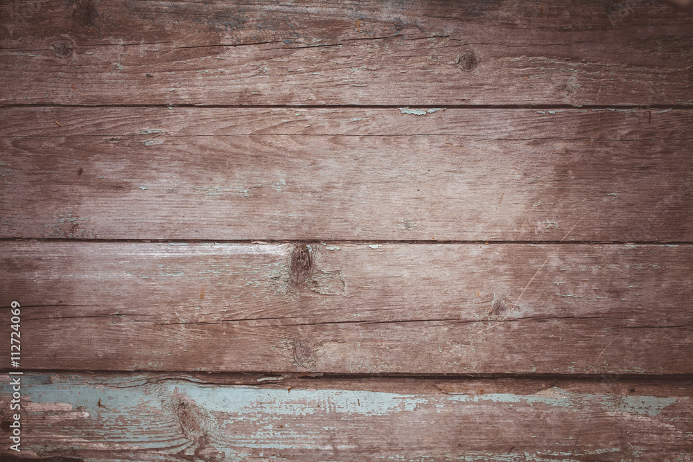 Fototapeta premium Brown wood plank wall texture background