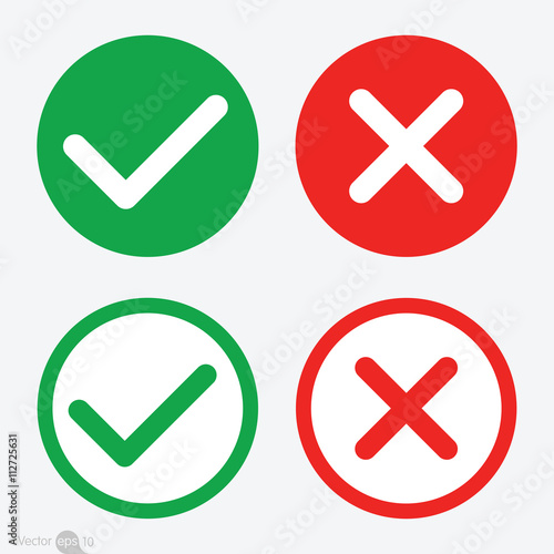 Yes or No icons