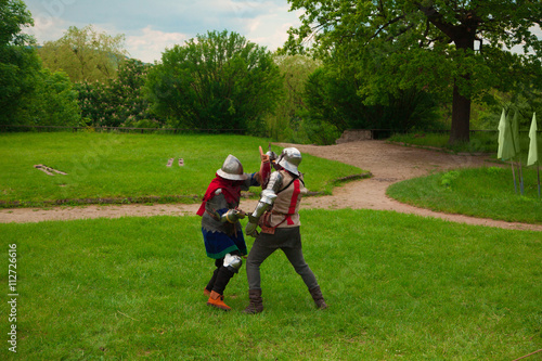 knight's sword fight