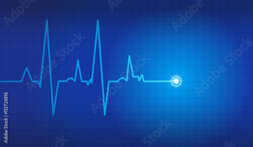 cardiogram vector background