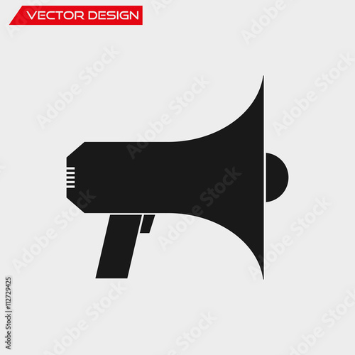 Vector megaphone icon