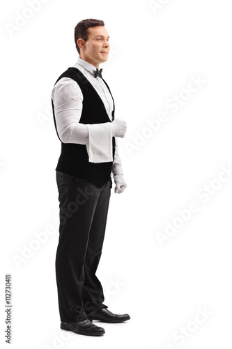 Young male waiter