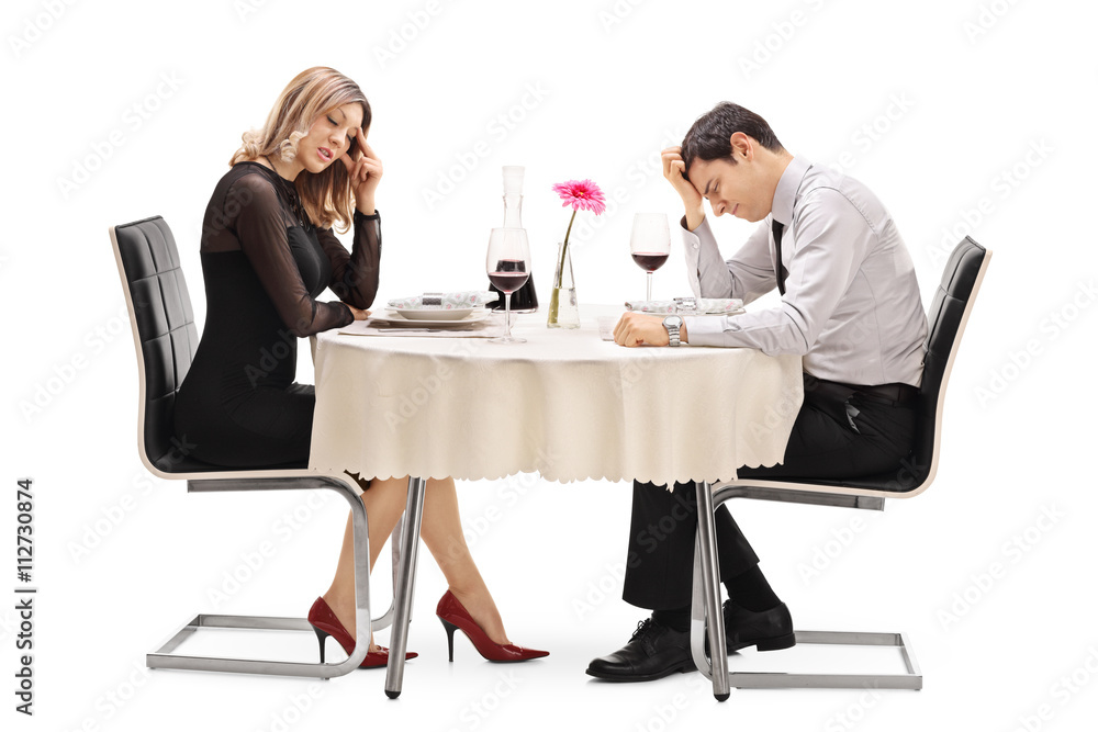 Young couple arguing with each other Young couple arguing with each other