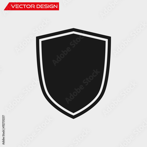 Black shield icon