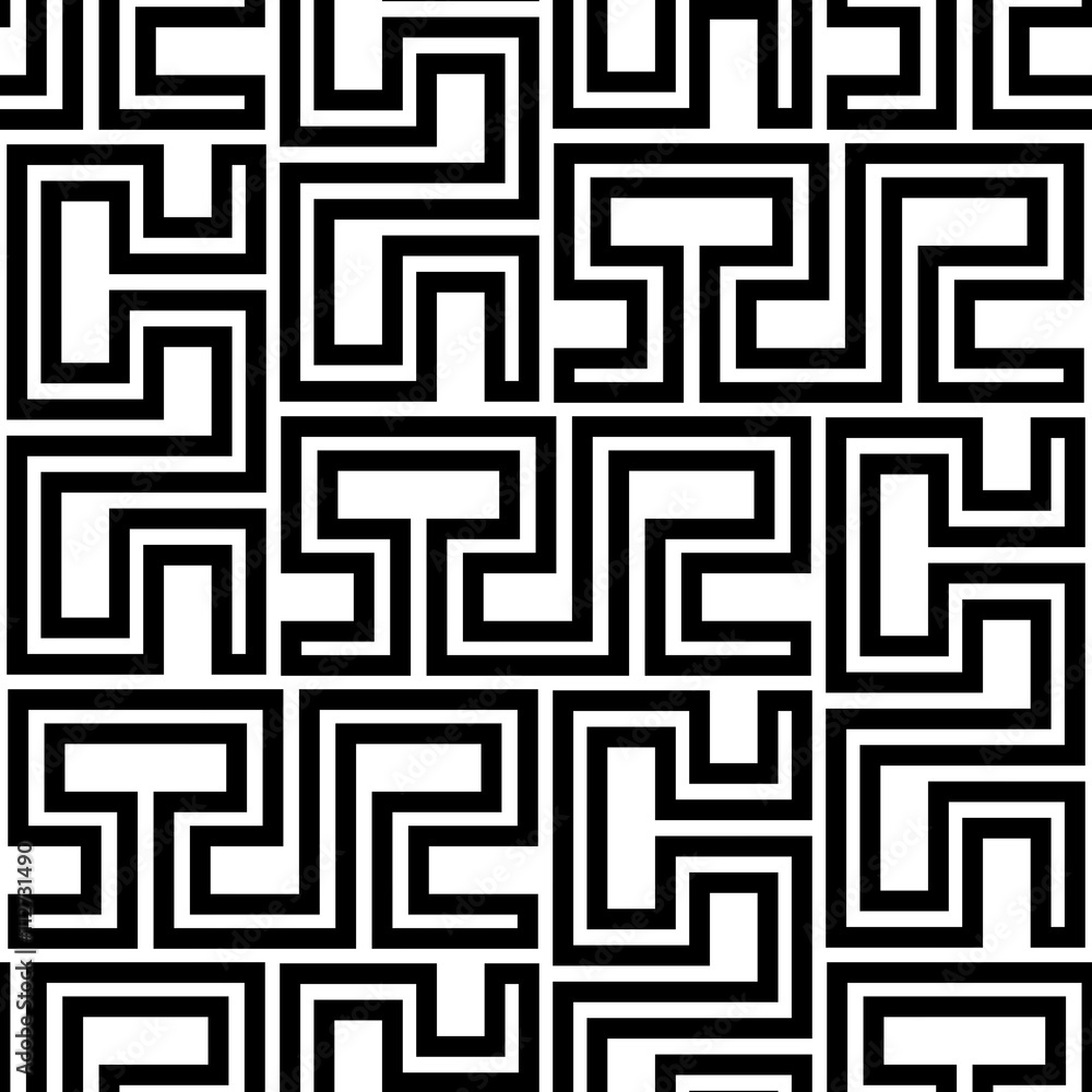 Seamless Geometric Pattern by Stripes Seamless Geometric Pattern by Stripes