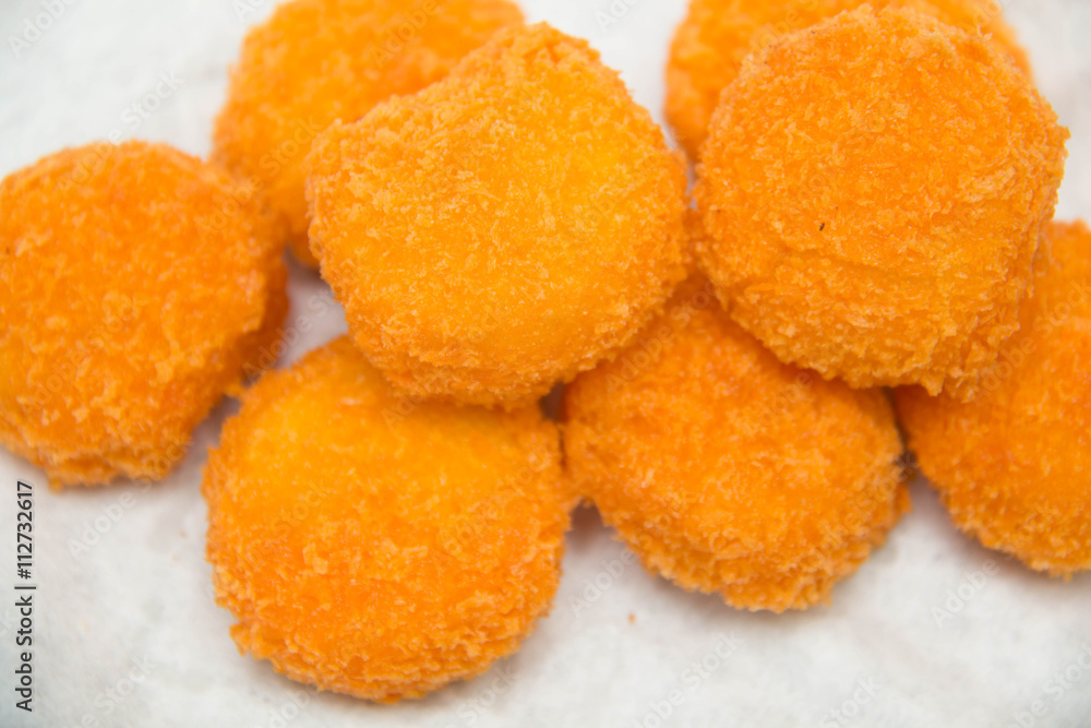 Some fresh chicken nuggets Some fresh chicken nuggets