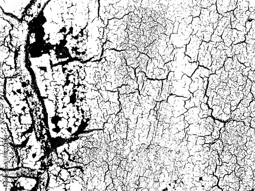 Cracks texture overlay. Vector background