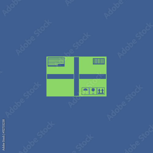 Box icon. Vector concept illustration for design