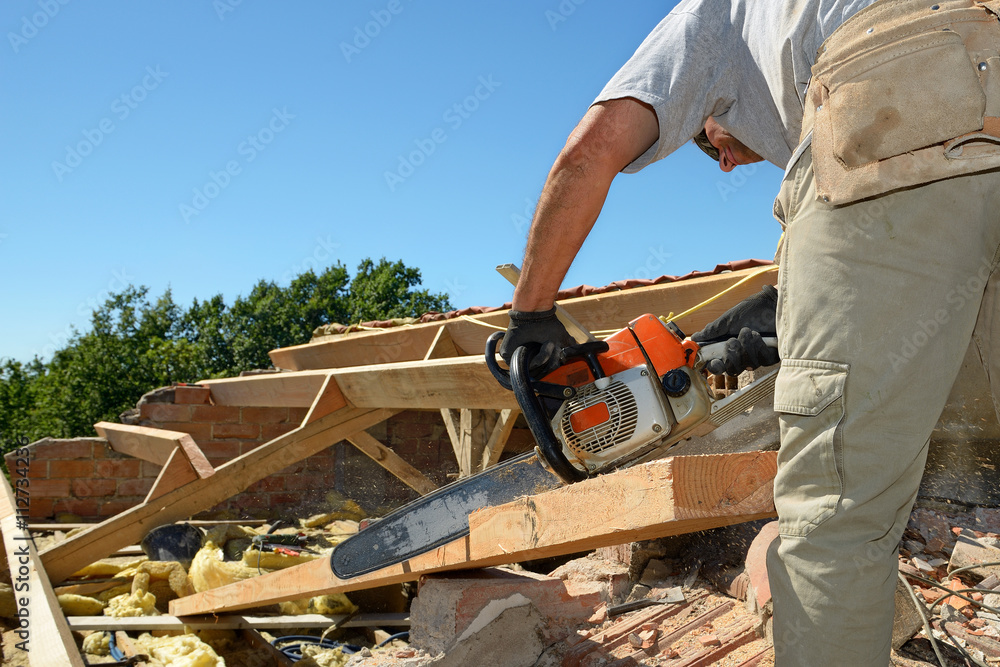 a carpenter roofer who renovated the roof a carpenter roofer who renovated the roof